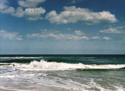 Breaking waves,, Outer Banks, NC