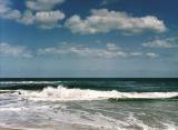 Breaking waves,, Outer Banks, NC