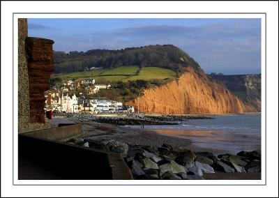 Undercliff and town, Sidmouth (1830)