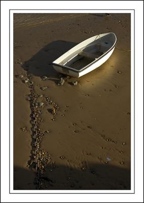 Boat and chain, West Bay, Dorset