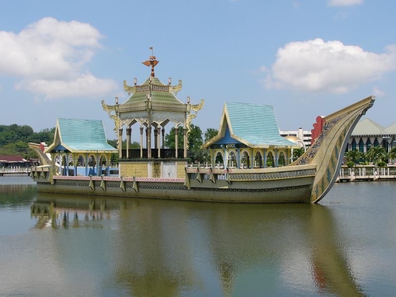 Ceremonial stone boat