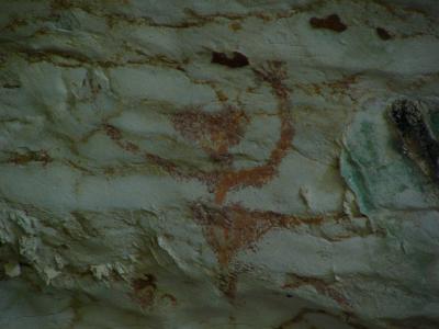 Ancient cave paintings (Painted Cave)