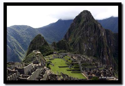 Machu Picchu Ruins with Huaynapicchu Behind, Peru