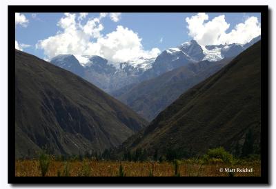 Glaciers in the Sacred Valley, Peru