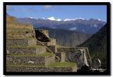 Machu Picchu Terraces and Snow-Capped Peaks, Peru