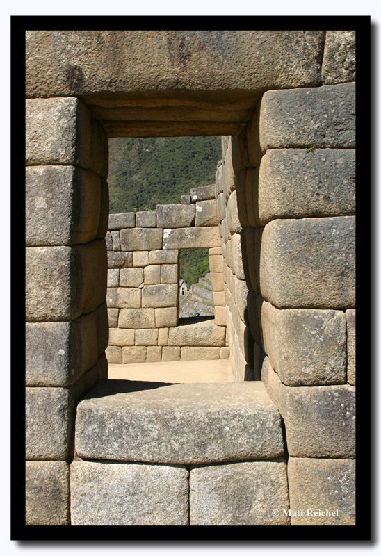Looking Through Windows, Machu Picchu, Peru
