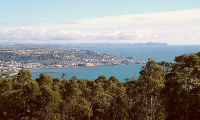 Emu Bay from Round Hill, west towards Table Cape