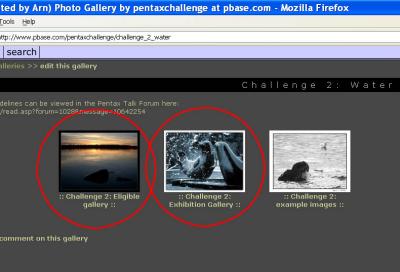 5. select Eligible or Exhibition gallery