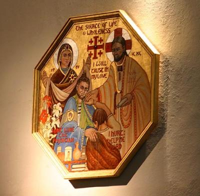 Icon by Father Bruce Pellegrin