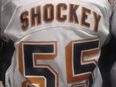 With a name like Shockey, could he do anything else in life but play hockey?