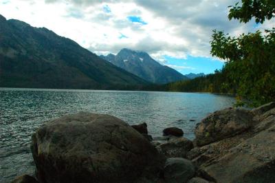 Jenny Lake in the Teton range