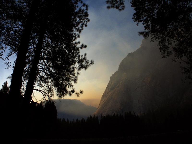 Smoky Morning, Yosemite National Park, California, 2004