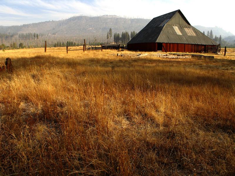 The Old Red Barn, Foresta, Yosemite National Park, California, 2004