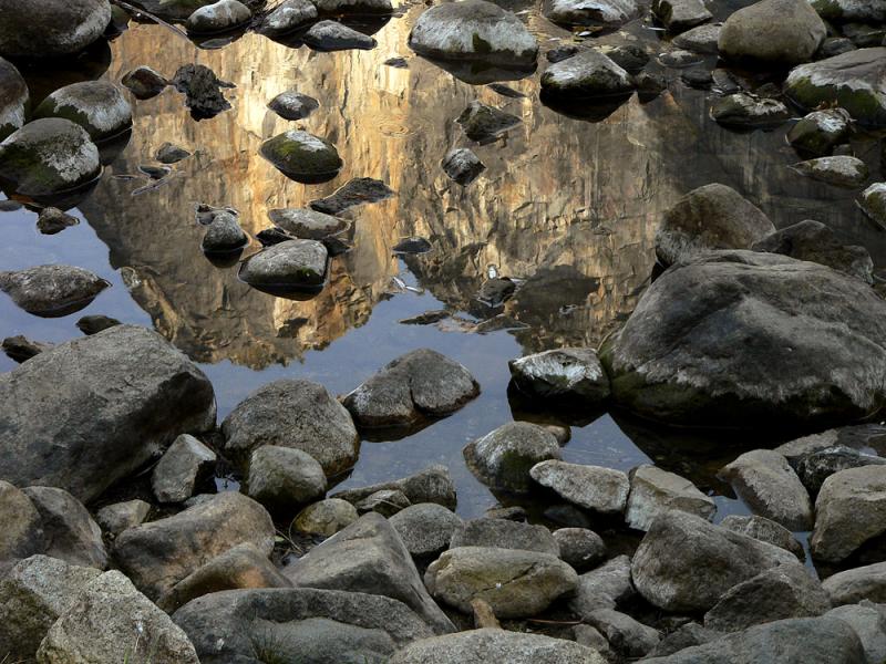 Merced Reflection, Yosemite National Park, California, 2004
