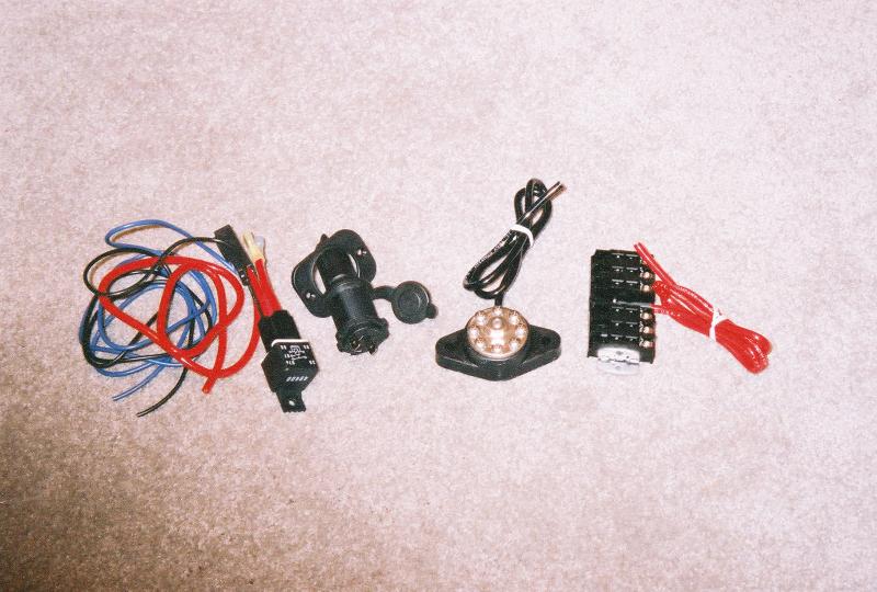 Elec. Connection power plate and 6 gang ground plate. Socket from totally wired