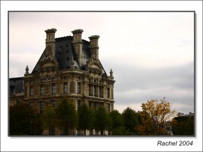 Outside of  Le Louvre museum, Paris