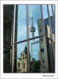 CN tower in the mirror, Toronto