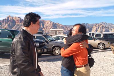 After 22 years..i get to give you a hug!!!