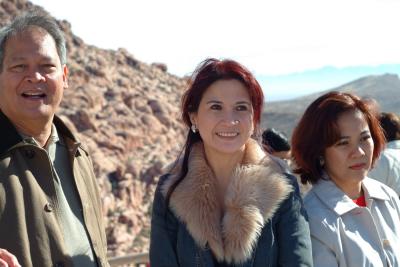 Pete, Mir and Noralynn Tatad