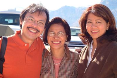 Raul, Madz and Tonette-just like old times!