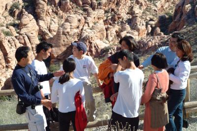 Kids after the climb