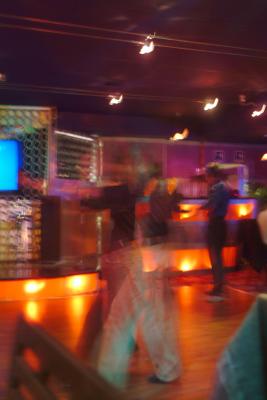 At the Karaoke/Dance place
