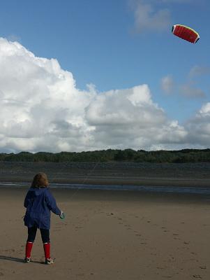 Kite Flying - Conwy Beach