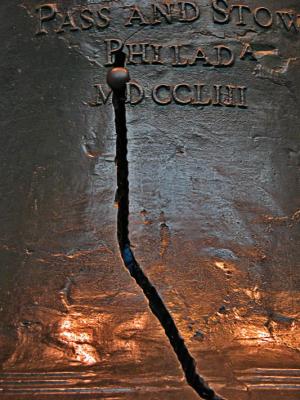 The Liberty Bell, forged in 1753