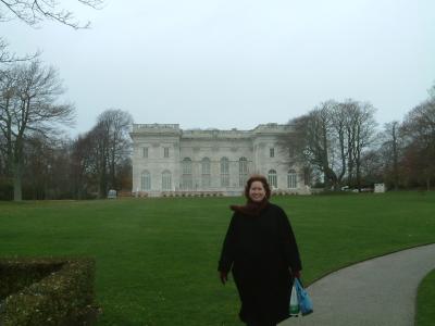 Me in front of Marble House