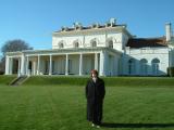 Me in front of the mansion where the wedding would be