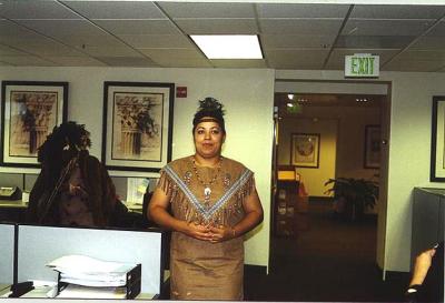 tami looks very real with this indian costume