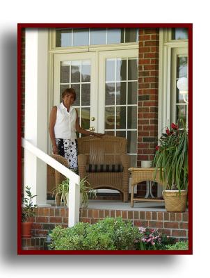 Lynette on back porch.jpg