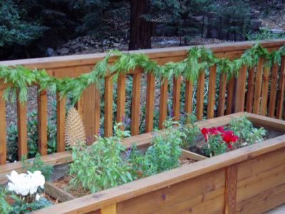 Goal: Garland around entire railing