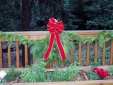 Swags for the deck rail