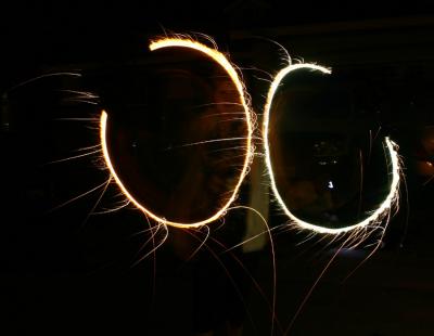 More fun with sparklers