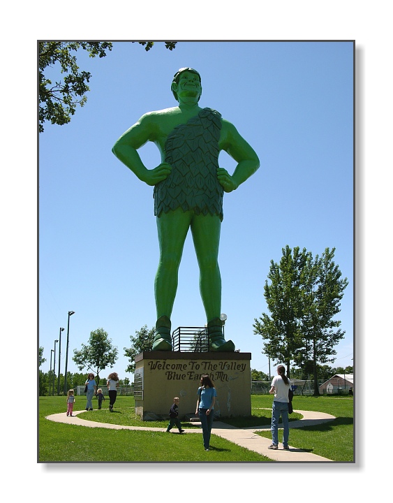 The Green Giant StatueBlue Earth, MN