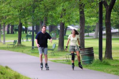 Roller blading