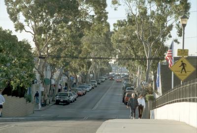 03-05 Look from the bridge at the Marine Av.