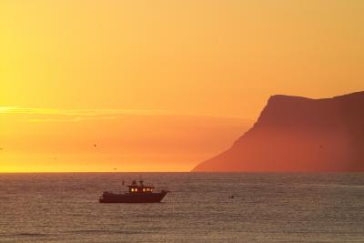 the Ramona harbored at Grunnavik, Iceland