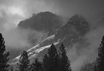 storm clears, yosemite