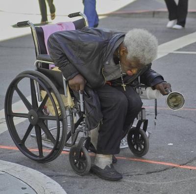 Union Square Homeless Man