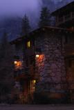 dusk at ahwahnee
