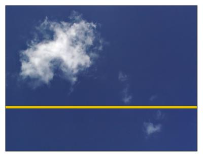 yellow skyline