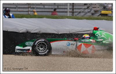 Weber wreck USGP practice