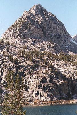 Point 12,080' above Lower Lamarck Lake