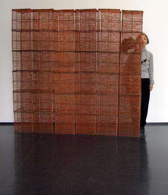 Jin Soo Kim (American, b. Korea, 1950)
Wall (from imprints), 1994-98
Steel and copper
Museum of Contemporary Art, Chicago