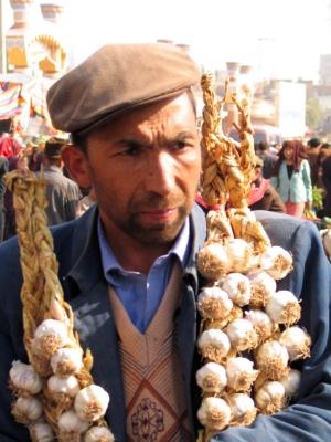 The garlic man