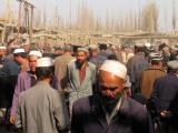 Hotan Sunday market busy