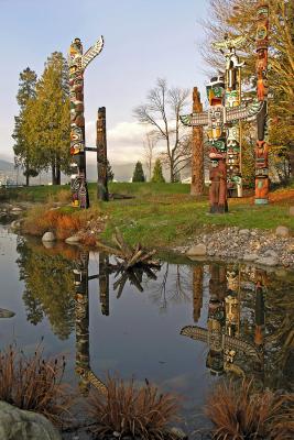 Totem Poles in Stanley Park