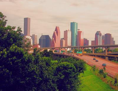 The City from I-45 & Quitman